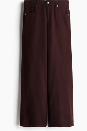 H&M Pantalón ancho en mezcla de lino