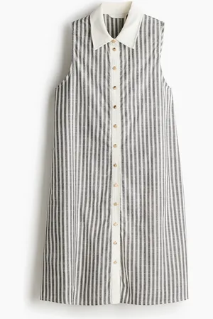 H&M Vestido camisa línea A