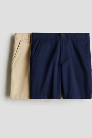 H&M 2-pack Shorts caquis de algodón