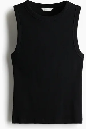 H&M Top acanalado sin mangas