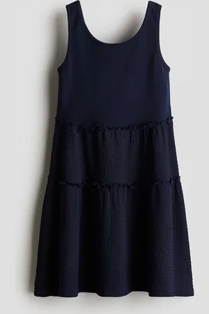 H&M Vestido en punto texturizado
