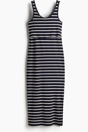 H&M MAMA Vestido de lactancia acanalado