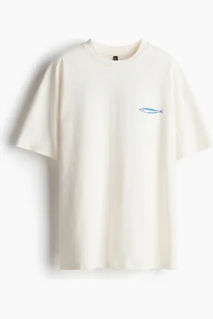 H&M Playera oversized con diseño