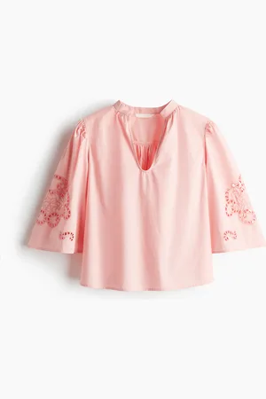 H&M Blusa en bordado inglés