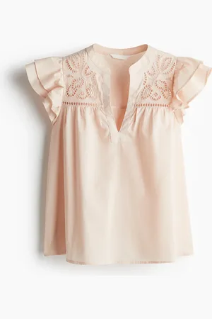 H&M Blusa en bordado inglés