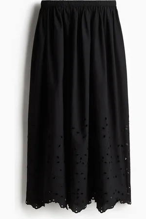 H&M Falda en bordado inglés