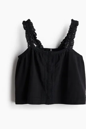 H&M Top de tirantes con encaje