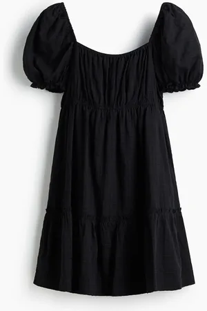 H&M Vestido con olanes