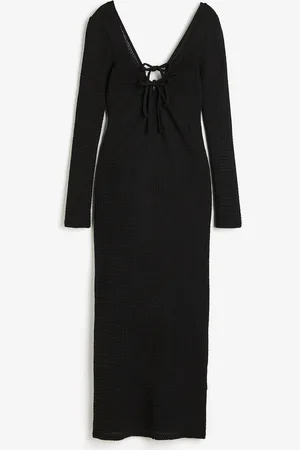 H&M Vestido en tejido texturizado