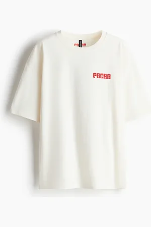 H&M Playera oversized con diseño