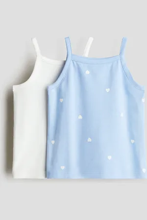 H&M 2-pack Tops de tirantes en algodón