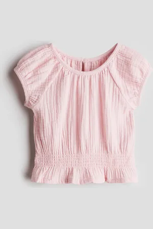 H&M Top en muselina de algodón