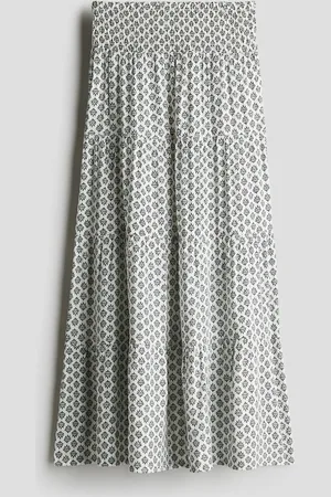 H&M Smocked tiered skirt