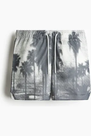 H&M Shorts Regular Fit en malla estampada
