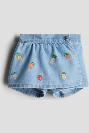 H&M Falda short con bordado
