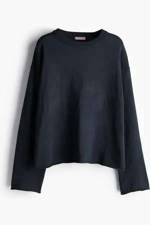 H&M Suéter con bordes enrollados