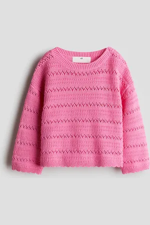 H&M Suéter en tejido pointelle de algodón