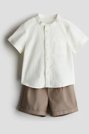 H&M Conjunto de 2 piezas con camisa y shorts