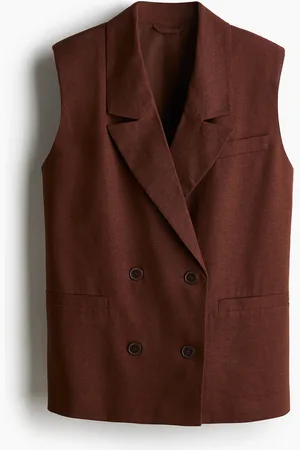 H&M Chaleco en mezcla de lino