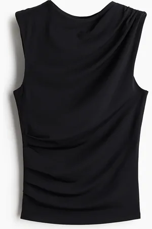 H&M Top drapeado sin mangas