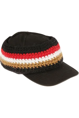 Burberry Stripe Knit Headband Baseball Cap