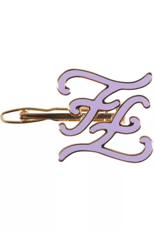 Fendi Lilac Hair-clip For Girl