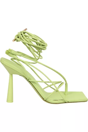 Gia Borghini Sandali Rosie6 Lace Mat Rub Verde