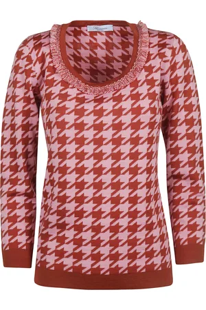 BLUMARINE Motif Print Sweater