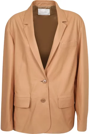 DROME Collared Leather Jacket