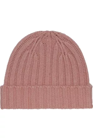 Aspesi Pink Ribbed Wool Hat