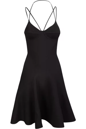Alexander McQueen Fluted Mini Dress