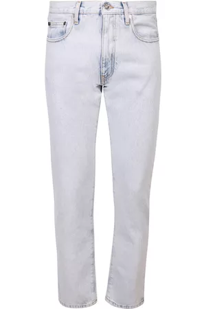 OFF-WHITE Logo Print Slim Jeans