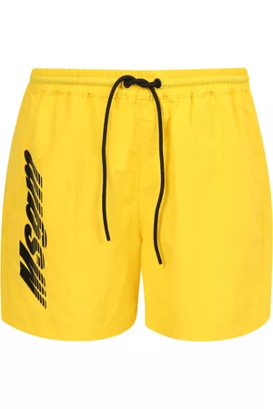 Msgm Logo-print Swim Shorts