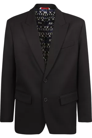 VALENTINO Single-breasted Wool-blend Blazer