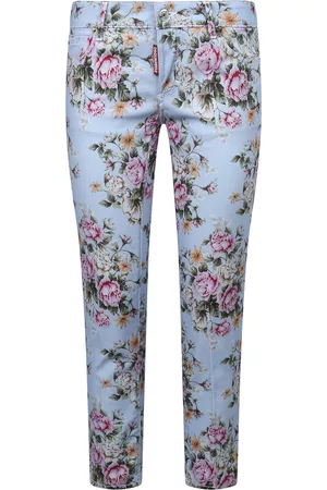 Dsquared2 Flower Print Jeans