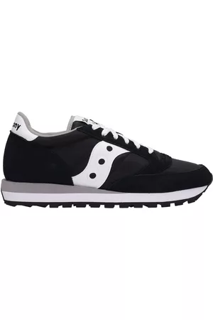 Saucony Jazz Original Sneakers In Black Suede And Fabric