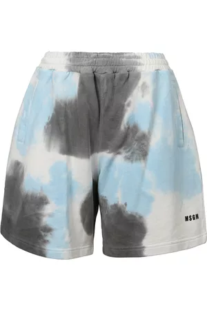 Msgm Tie Dye Print Shorts