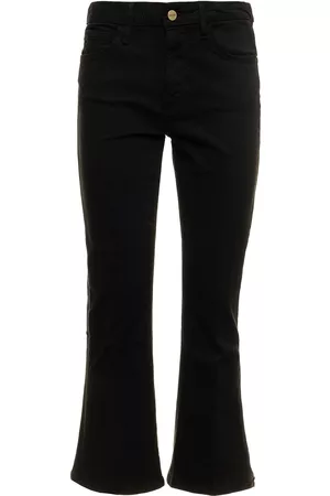 Frame Womans Le Crop Black Denim Jeans