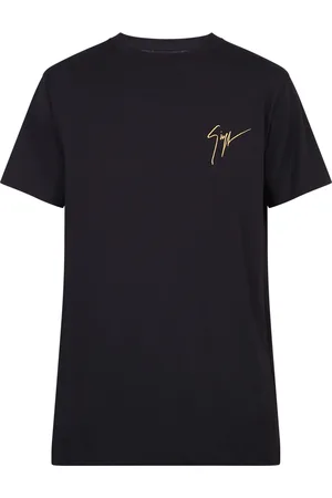 Giuseppe Zanotti Lr-01 T-shirt In Black Cotton