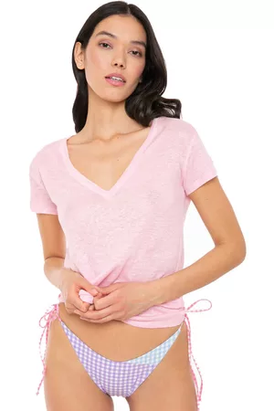 MC2 SAINT BARTH Woman Linen T-shirt