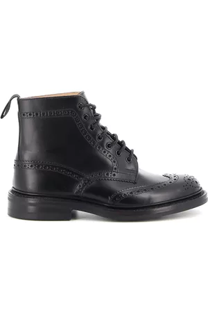 TRICKERS Stow Black Calf Dainite