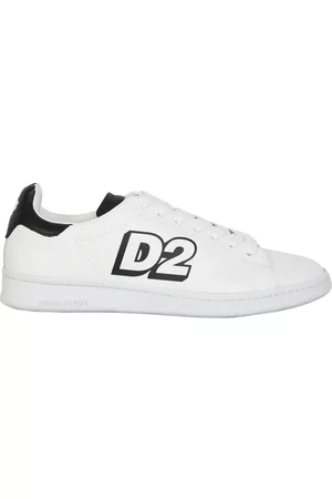 Dsquared2 Low Lace-up Sneakers With Printed Logo