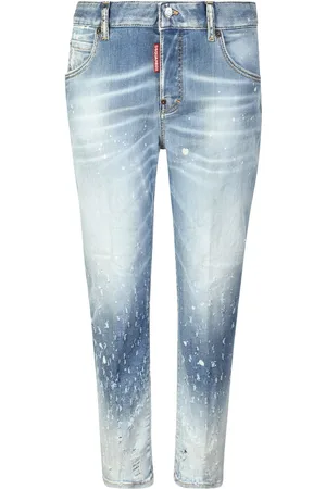 Dsquared2 Distressed Effect Cropped Skinny Jeans