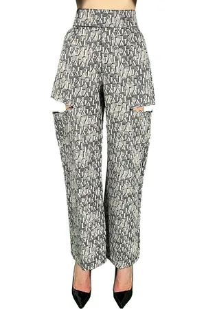 Sara Battaglia Cutted Pants