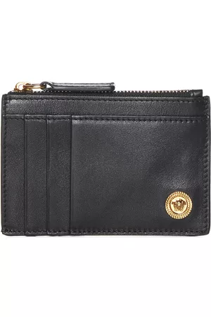 VERSACE Black medusa Card Holder