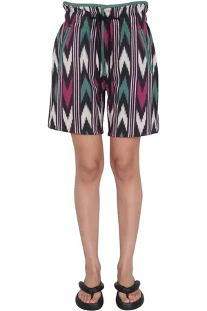 Marant Etoile High Waist Drawstring Shorts