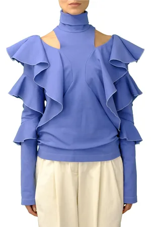 Sara Battaglia Ruffles Top