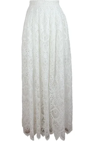 Sara Battaglia Lace Skirt