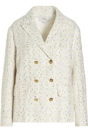 Giambattista Valli Double Breast Sequin Blazer Jacket