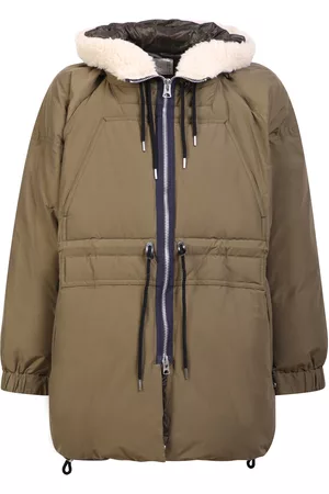 SACAI Khaki Blouson Down Jacket